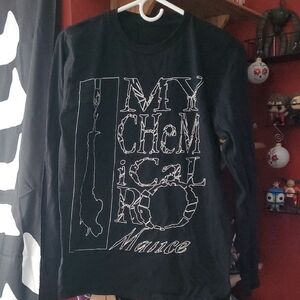 Hot Topic My Chemical Romance Bullets Longsleeve T-shirt US Men's Size Small